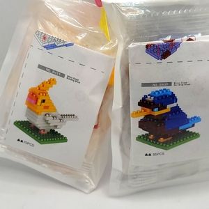 2 Building Kits: Birds, micro bricks